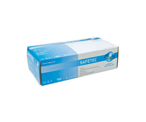 SAFETEC Latex Einmalhandschuh